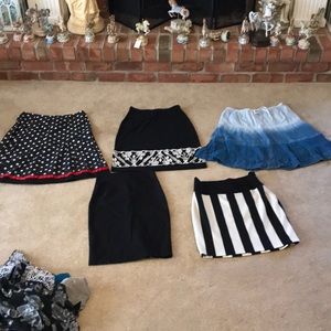 Lot of skirts small and extra small